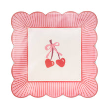 Load image into Gallery viewer, Cherry Duo Paper Plate (8 ct)