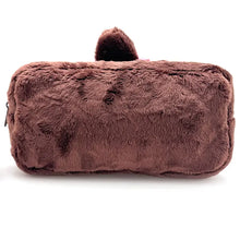 Load image into Gallery viewer, Monchhichi Chan Face Plush Cosmetic Bag