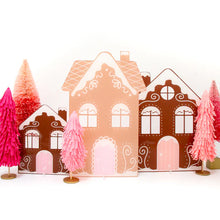 Load image into Gallery viewer, Acrylic Gingerbread Houses - Set of 3