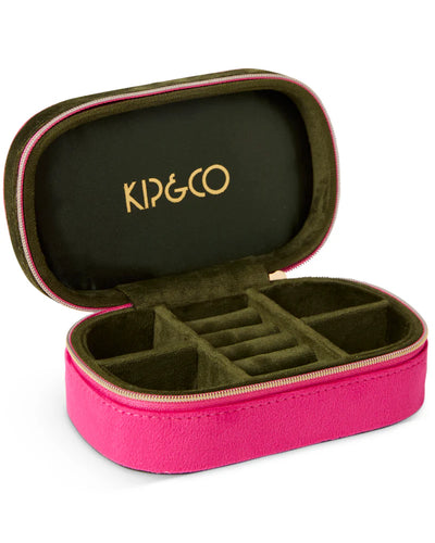 KIP & Co. Prickly Pear Travel Velvet Jewellery Box