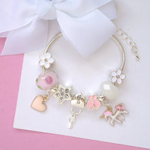 Load image into Gallery viewer, Unicorn Charm Bracelet: Boxed