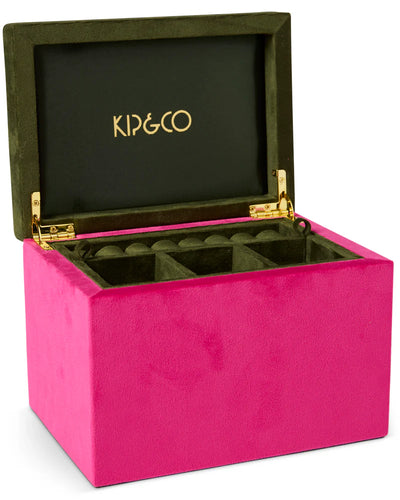KIP & Co. Prickly Pear Velvet Jewellery Box Large