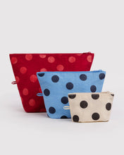 Load image into Gallery viewer, Baggu Go Pouch Set Polka Dot Mix