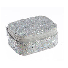 Load image into Gallery viewer, Rockahula Kids Confetti Glitter Silver Mini Jewellery Box