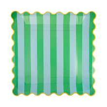 Load image into Gallery viewer, Bright Striped Plate Set