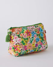 Load image into Gallery viewer, KIP &amp; Co. Alfresco Quilted Toiletry Cotton Bag
