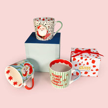 Load image into Gallery viewer, Retro Santa Christmas Mug