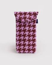 Load image into Gallery viewer, Baggu - Puffy Glasses Sleeve Pink Houndstooth