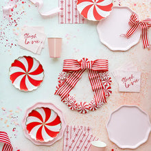 Load image into Gallery viewer, Signature Bow Small Napkins Pink + Red