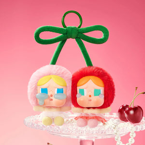POPMART x CRYBABY Crying For Love Series-Vinyl Plush Hanging Card (Love You Cherry Much)