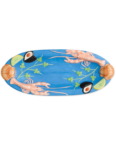 KIP & Co. Fruits De Mar Oval Platter Small