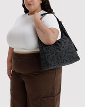 Load image into Gallery viewer, Baggu Nylon Shoulder Bag Charcoal Ditsy Floral
