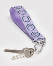 Load image into Gallery viewer, Baggu Logo Keychain Lilac Happy