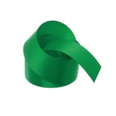 Satin Ribbon Green 38mm x 25m roll