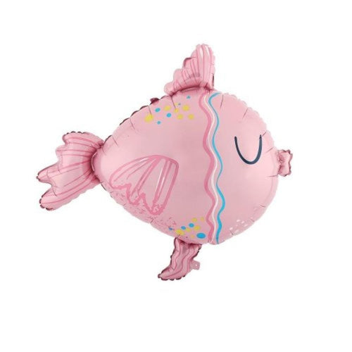 Pink Fish Foil Balloon