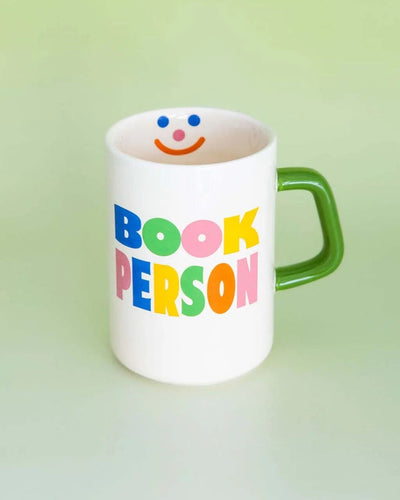 Book Person Ceramic Mug