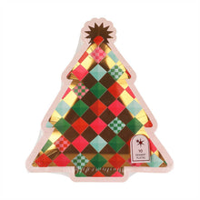 Load image into Gallery viewer, Holiday Cheer Tree Dessert Plate