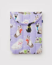 Load image into Gallery viewer, Baggu Puffy Laptop Sleeve 13&quot;/14&quot; Fancy Cats