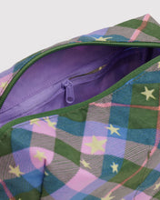 Load image into Gallery viewer, Baggu Dopp Kit Green Star Plaid