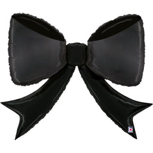 Load image into Gallery viewer, Black Foil Bow Balloon