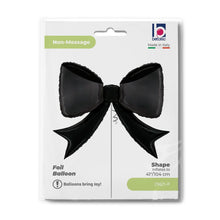 Load image into Gallery viewer, Black Foil Bow Balloon