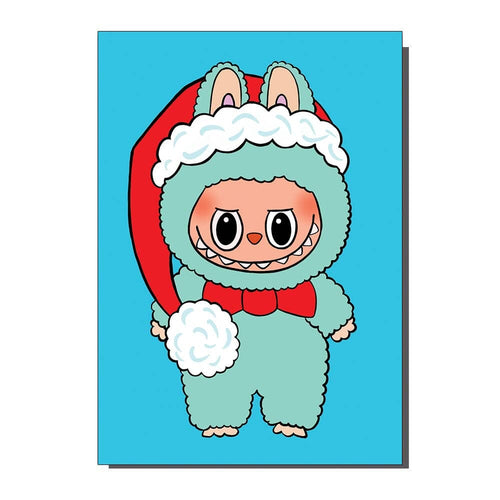 Cute Monster Christmas Card