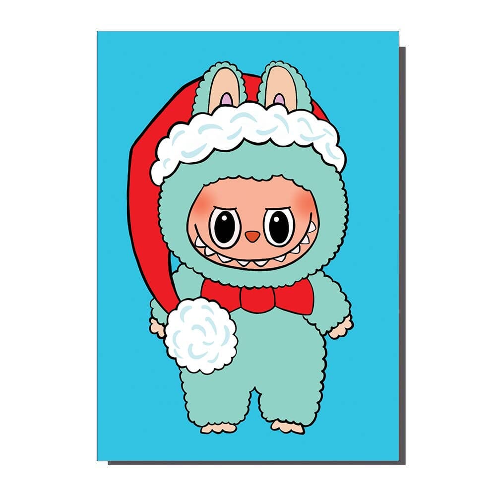 Cute Monster Christmas Card