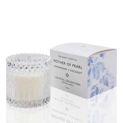 Mrs Darcy Candle Mother of Pearl - Lemongrass + Coconut