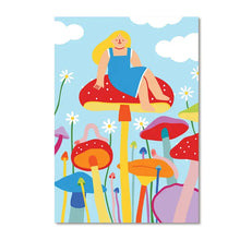 Load image into Gallery viewer, Journey Of Something Kids Paint By Numbers -Mushroom Dreaming