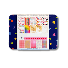 Load image into Gallery viewer, Junk Journal Keepsake Travel Tin Artfelt Joy Edition