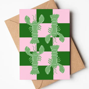 Lobster Tile Card