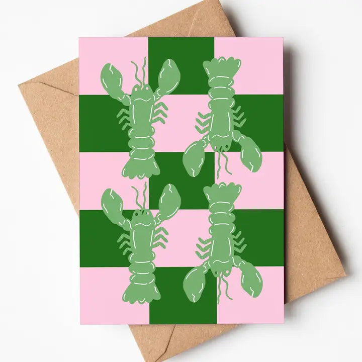 Lobster Tile Card