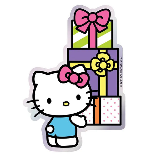 Hello Kitty Gift Tower Vinyl Sticker
