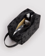 Load image into Gallery viewer, Baggu Dopp Kit Charcoal Ditsy Floral
