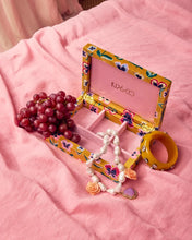 Load image into Gallery viewer, KIP &amp; Co. Pretty Pansy Velvet Jewellery Box Small