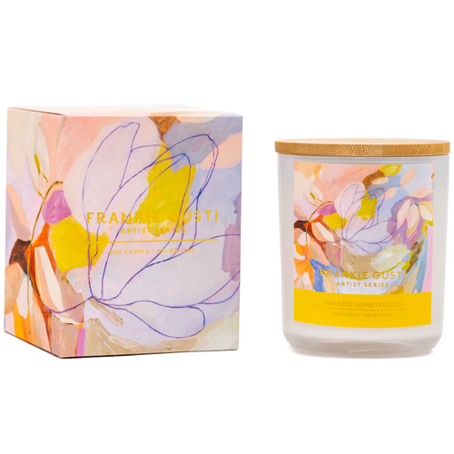 Frankie Gusti ARTIST SERIES CANDLE | JAPANESE HONEYSUCKLE | JADE FISHER