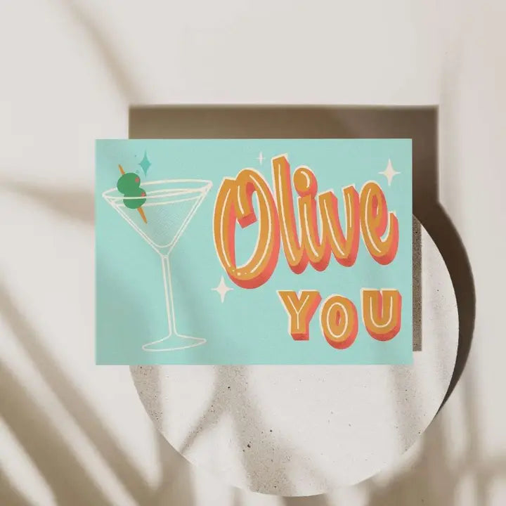 Olive You Card