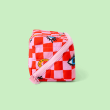 Load image into Gallery viewer, Checker Icons Flat Lay Wash Bag