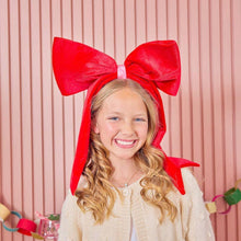 Load image into Gallery viewer, Oversized Velvet Bow Headband