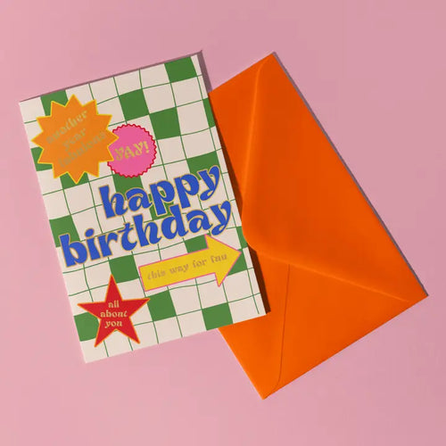 Happy Birthday Foil Card