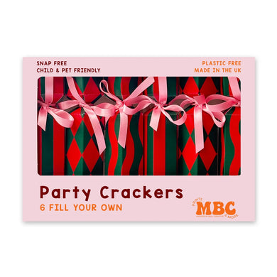 Fill Your Own Christmas Crackers Red & Green