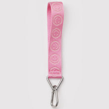 Load image into Gallery viewer, Baggu Logo Keychain Pink Happy