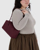 Baggu Nylon Bowler Bag Mahogany