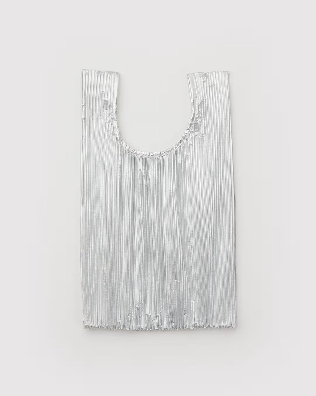 Baggu Pleated Chrome Metallic
