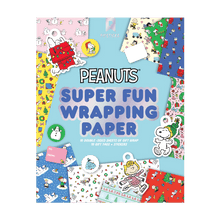 Load image into Gallery viewer, Peanuts Holiday Wrapping Paper Book