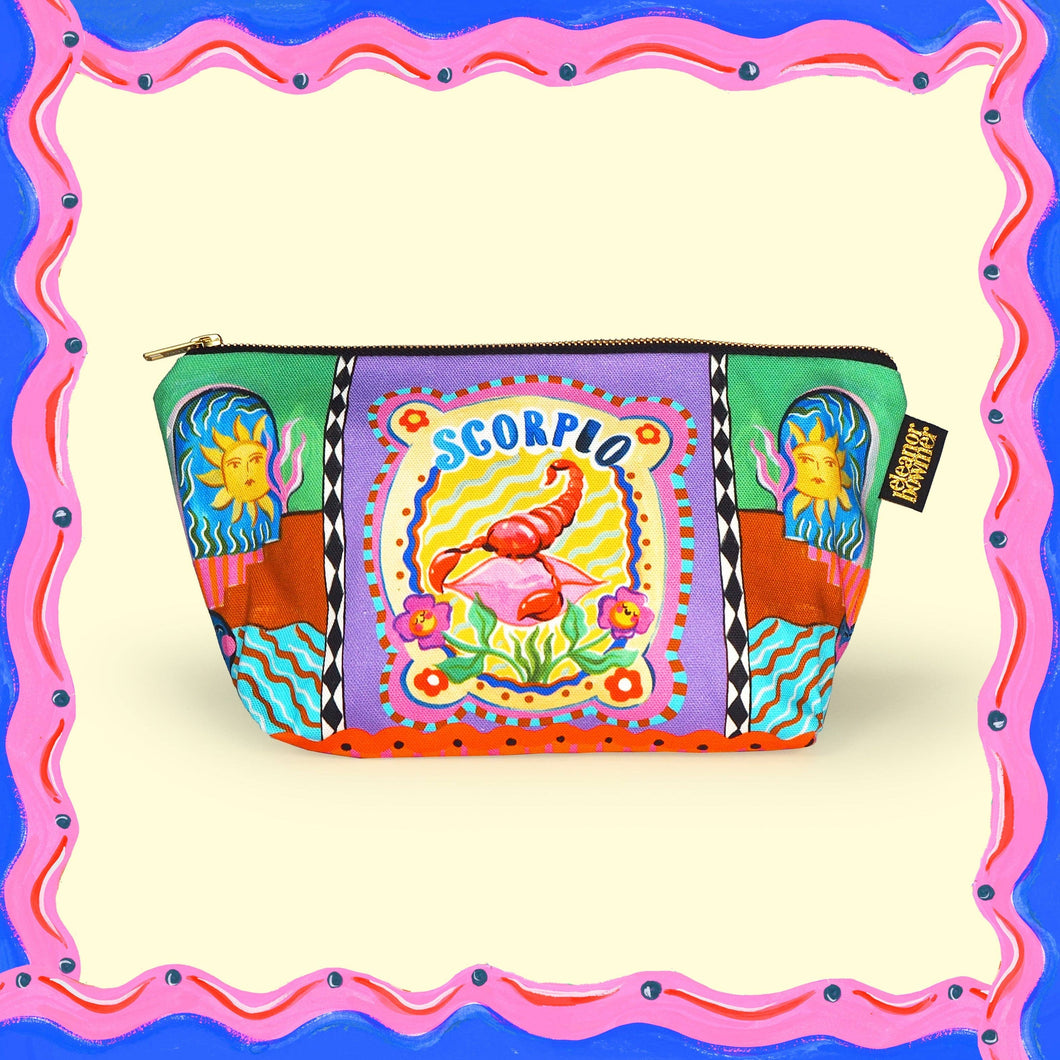 Scorpio Zodiac Toiletry Bag