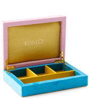 Load image into Gallery viewer, KIP &amp; Co. Precious Velvet Travel Jewellery Box Small