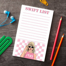 Load image into Gallery viewer, Notepad: Pop Star List