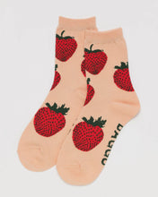 Load image into Gallery viewer, Baggu Crew Socks Strawberry
