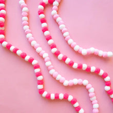 Load image into Gallery viewer, Holiday Pom Pom Garland | Hot Pink